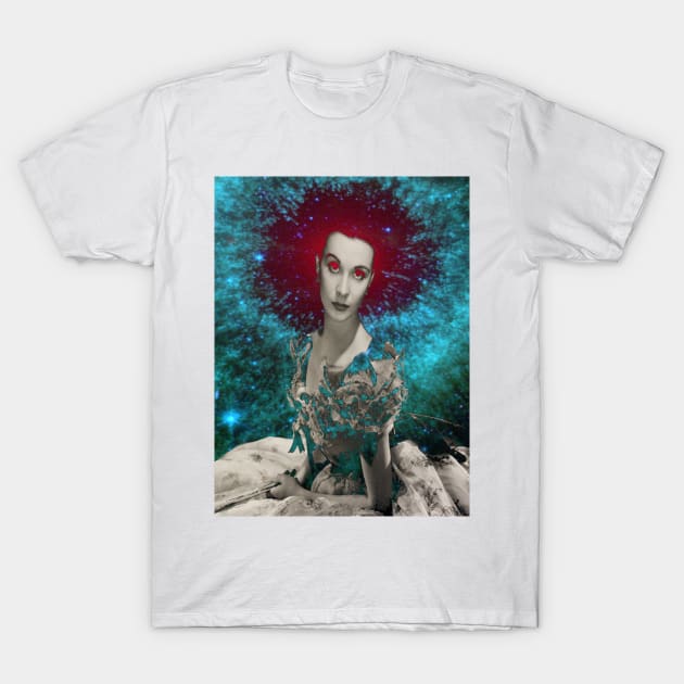 Vivien Leigh Goddess of Space T-Shirt by asimplefool